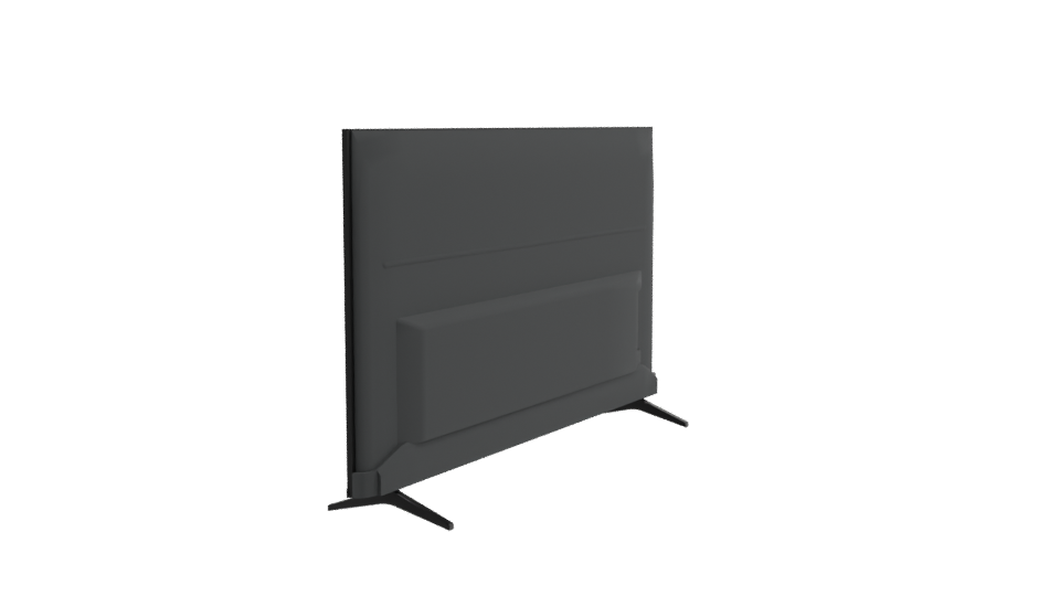 Sleek Modern Flat Screen TV - Professional 3D Model Render 3