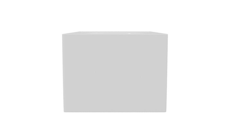 Sleek Minimalist Freestanding Bathtub 3D Model - Professional 3D Model Render 2