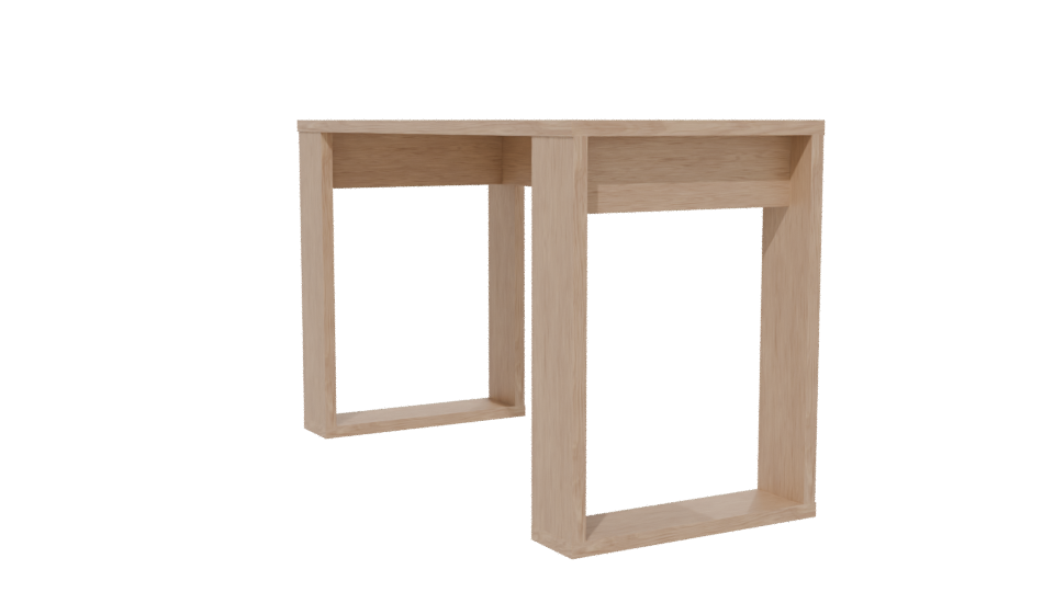 Stylish Wooden Table 3D Model - Professional 3D Model Render 13