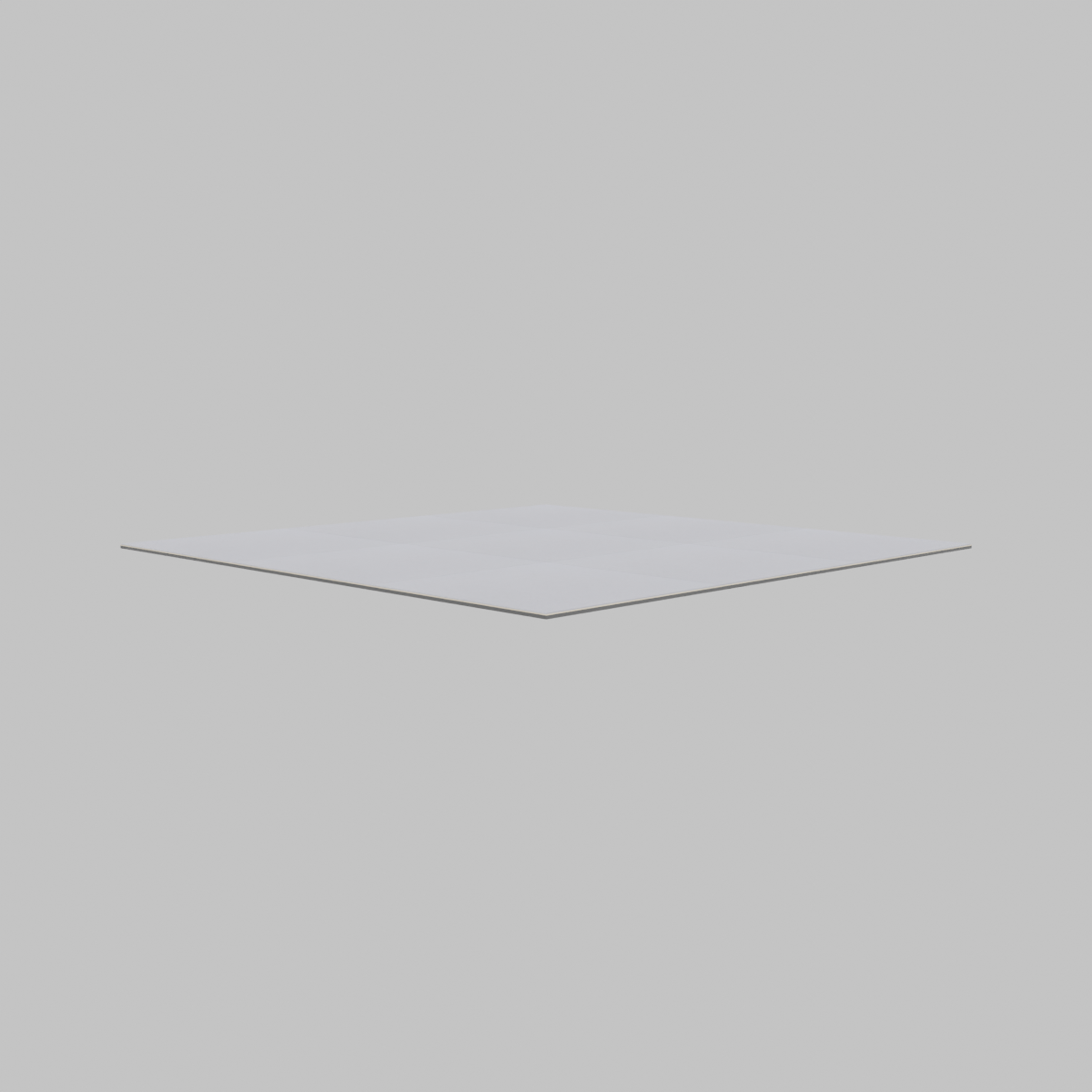 Minimalist White Floor Panel 3D - Professional 3D Model Render 13