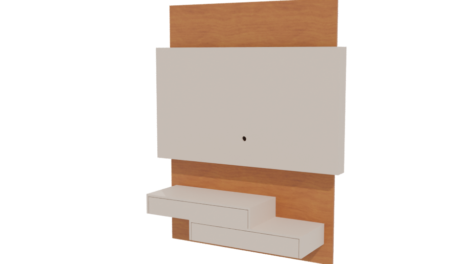 Modern Minimalist Wall Cabinet 3D - Professional 3D Model Render 12