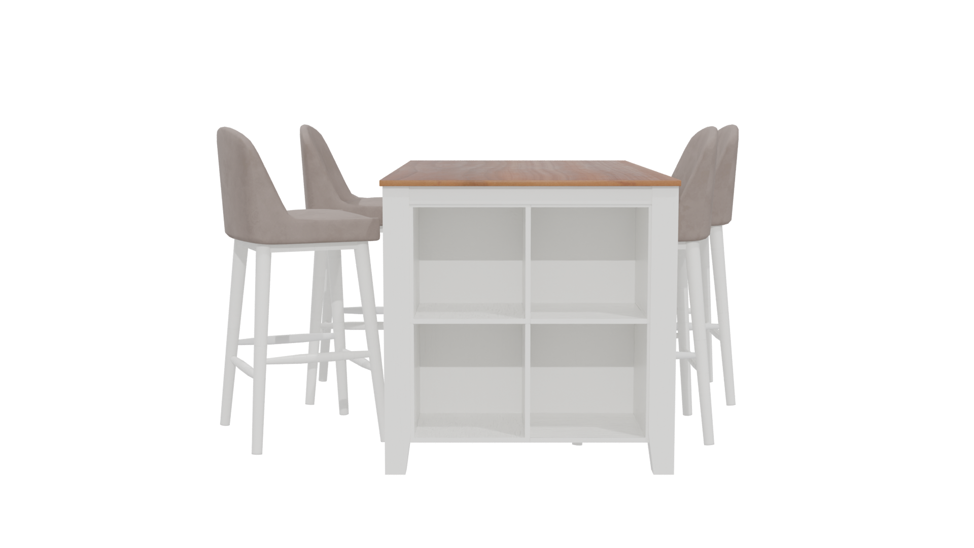 Stylish Modern Bar Table Set 3D Model - Professional 3D Model Render 5