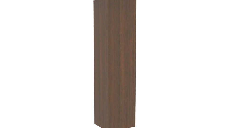 Stylish Wooden Storage Unit 3D - Professional 3D Model Render 4