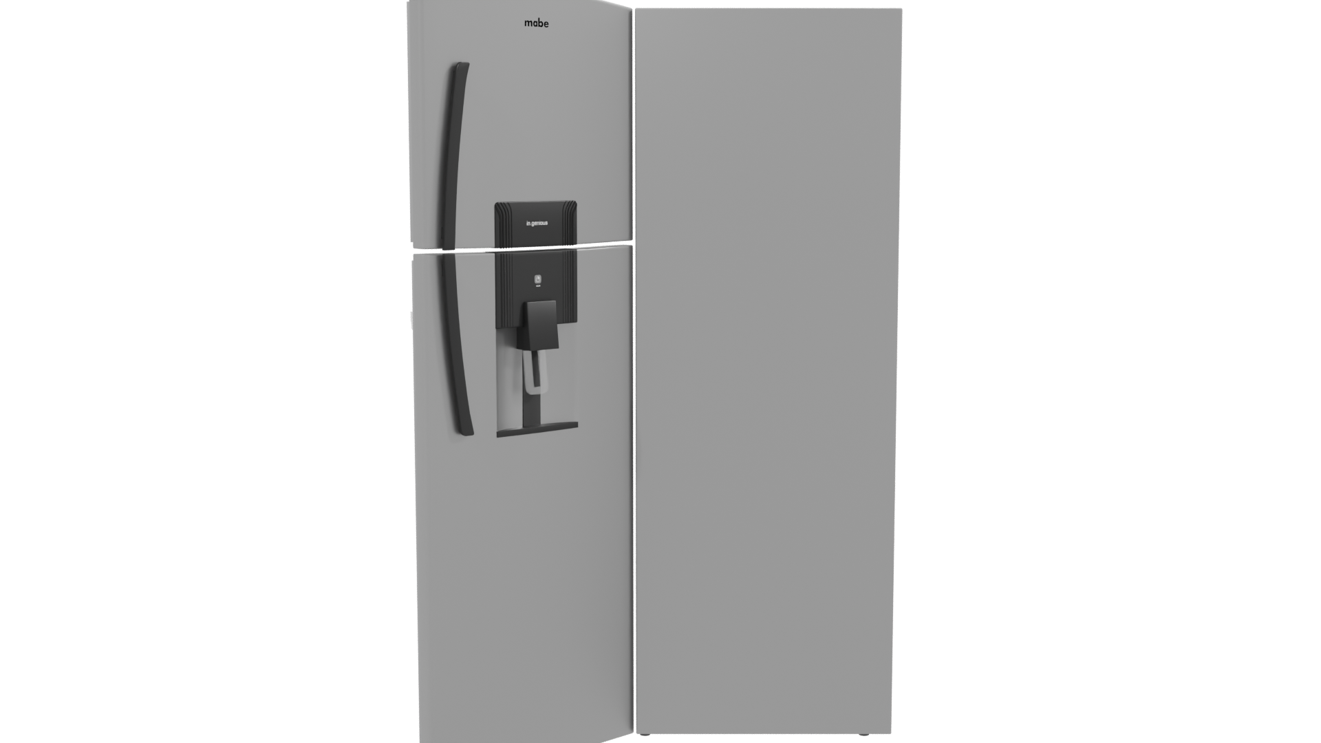 Stylish Refrigerator 3D Model - Professional 3D Model Render 2