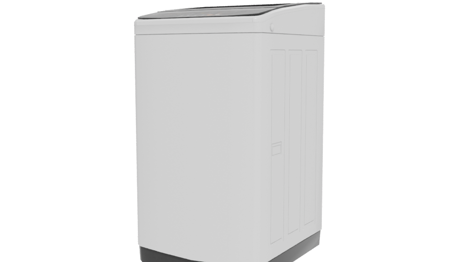 Top-Loading Washing Machine 3D Model - Professional 3D Model Render 12