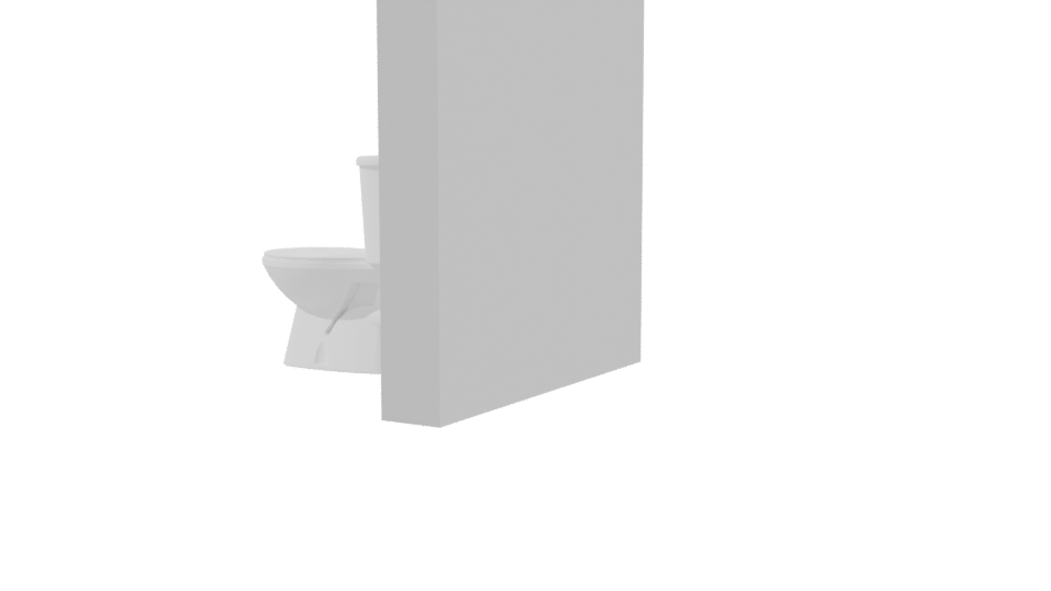 Stylish Bathroom Toilet 3D Model - Professional 3D Model Render 3