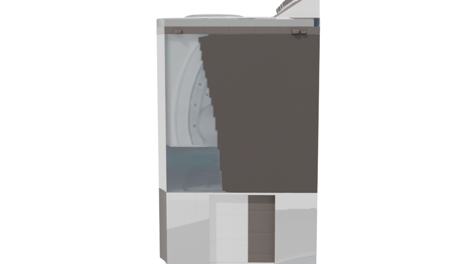 LG Twin Tub Washing Machine 3D - Professional 3D Model Render 2