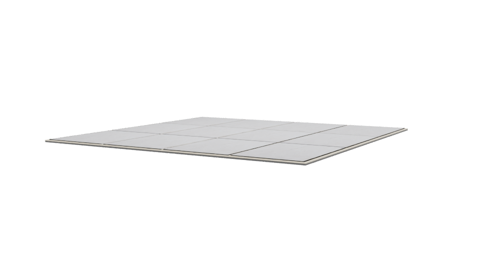 Elegant White Tile Floor 3D - Professional 3D Model Render 12