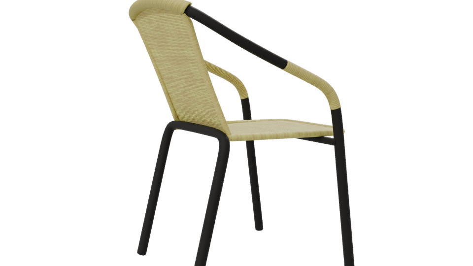 Stylish Outdoor Chair Model - Professional 3D Model Render 7