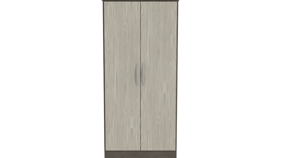 Stylish Minimalist Wooden Storage Cabinet 3D Model - Professional 3D Model Render 11