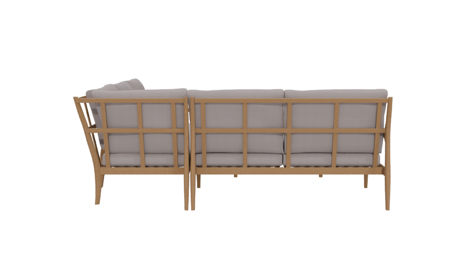 Modern Outdoor Sofa Set 3D - Professional 3D Model Render 5