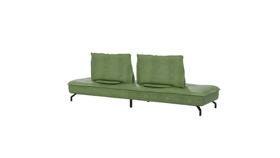 Stylish Green Sofa Model 3D - Professional 3D Model Render 6
