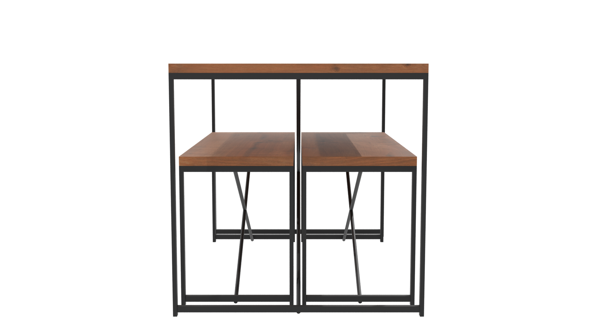 Stylish Nesting Tables Set 3D - Professional 3D Model Render 8
