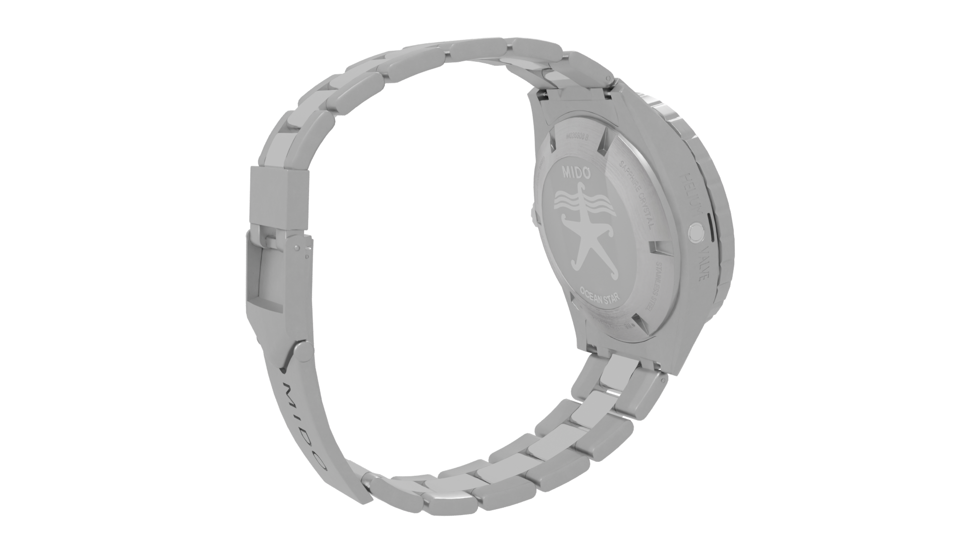 Stylish Automatic Diver's Watch 3D - Professional 3D Model Render 7