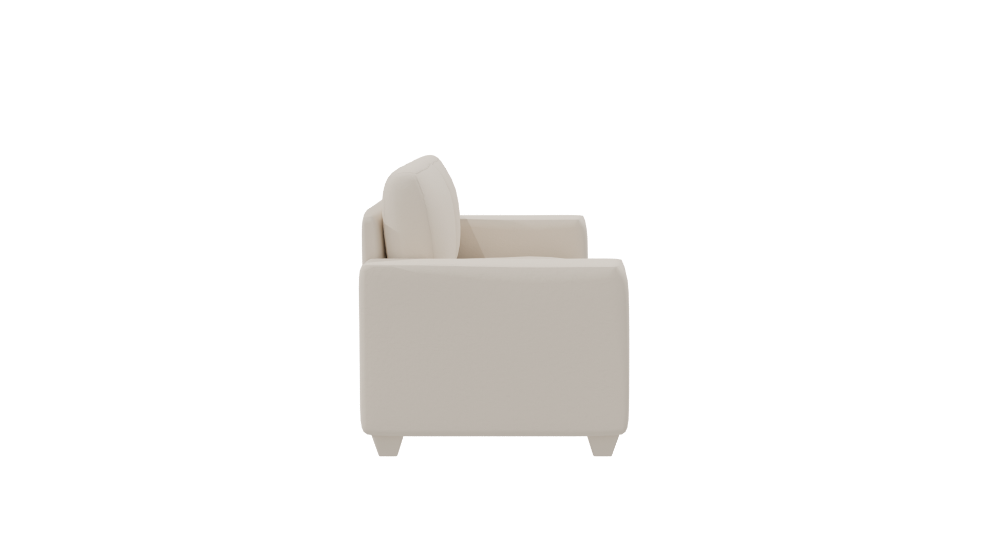 Minimalist White Sofa 3D Model - Professional 3D Model Render 8