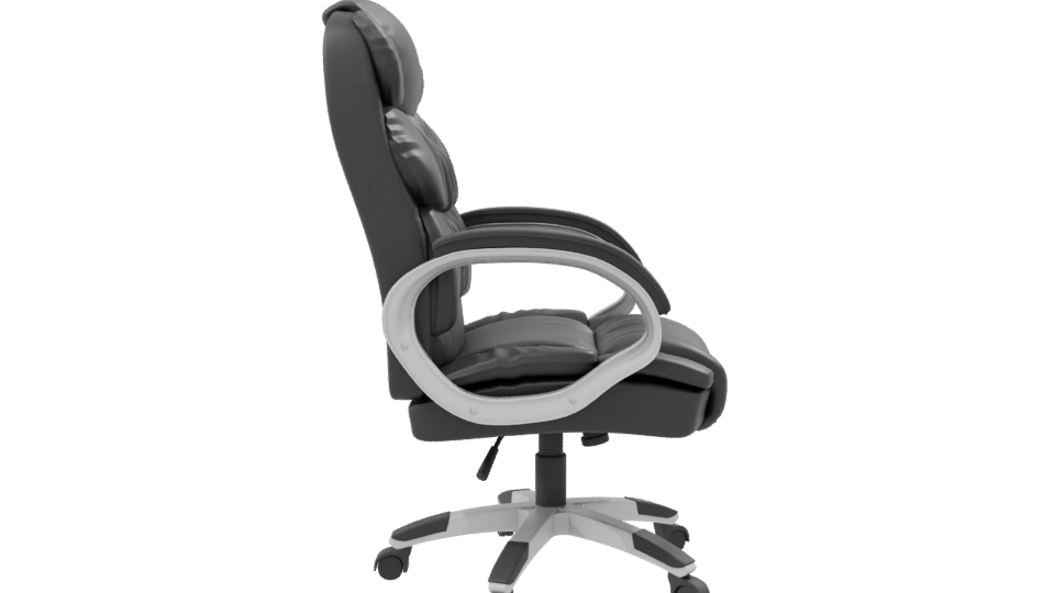 Stylish Executive Office Chair 3D Model - Professional 3D Model Render 8