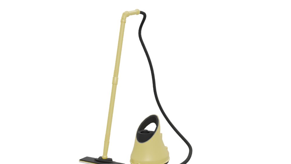 Stylish Steamer Cleaning Device 3D - Professional 3D Model Render 12