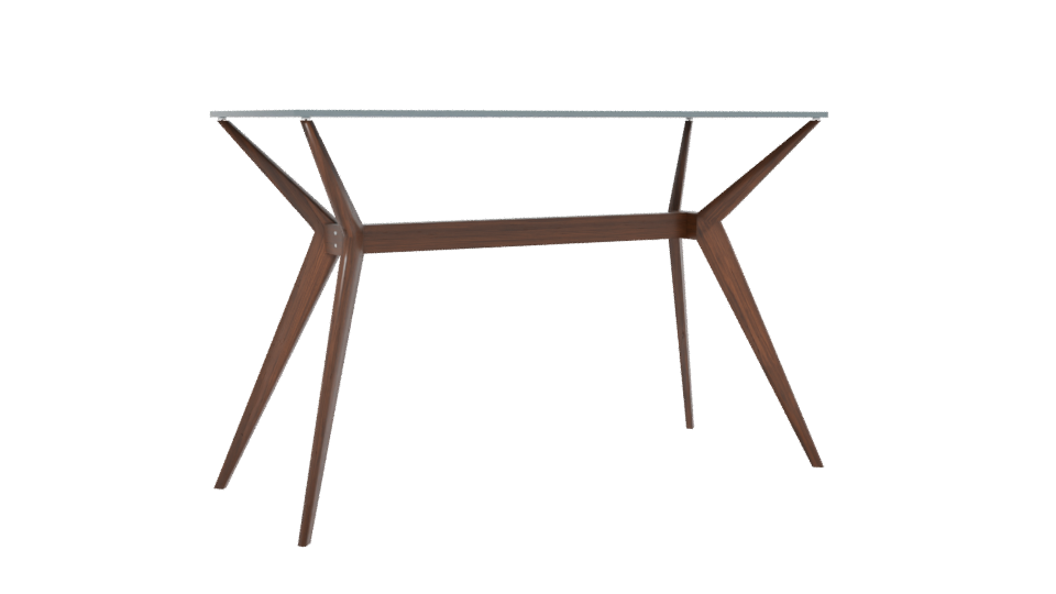Stylish Wooden Accent Table 3D - Professional 3D Model Render 13
