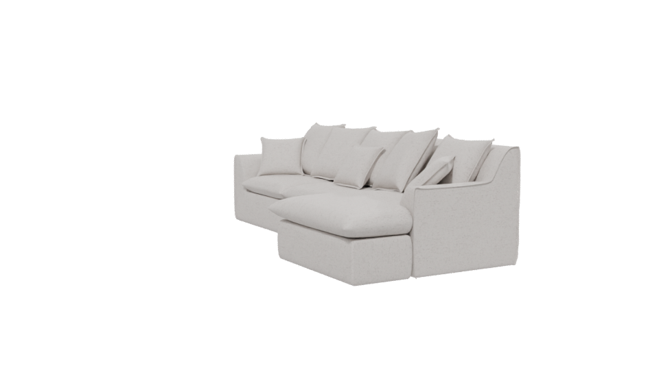 Contemporary Sectional Sofa Model - Professional 3D Model Render 13