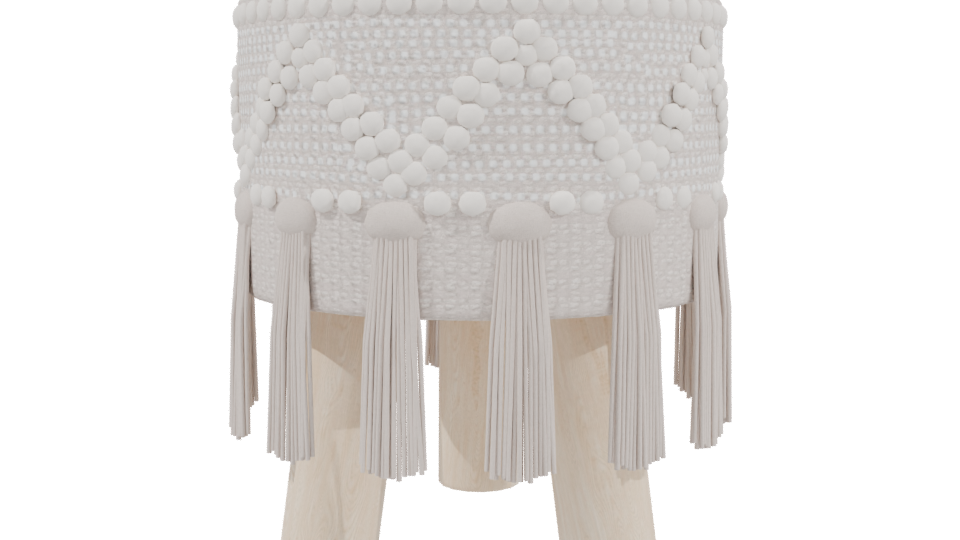 Stylish Macrame Plant Holder 3D - Professional 3D Model Render 3