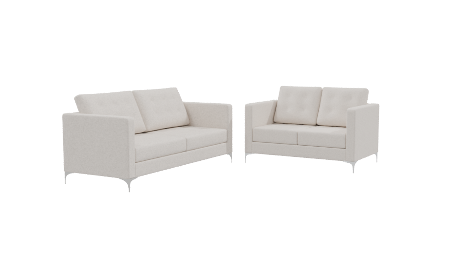 Modern Minimalist Sofa 3D Model - Professional 3D Model Render 9