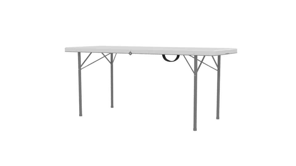 Folding Table 3D Model - Professional 3D Model Render 12