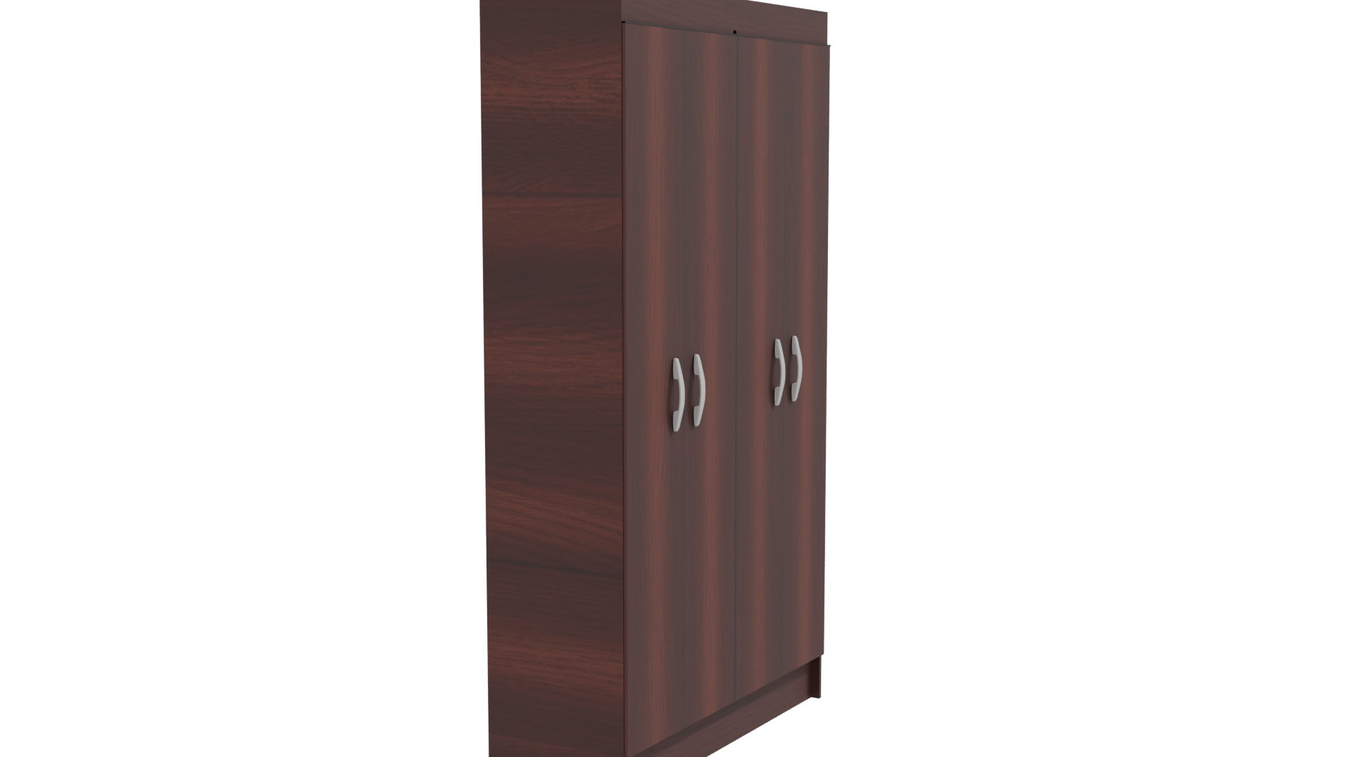 Stylish Wooden Storage Cabinet 3D - Professional 3D Model Render 9
