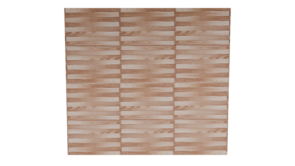 Stylish Wooden Floor Panel 3D - Professional 3D Model Render 11
