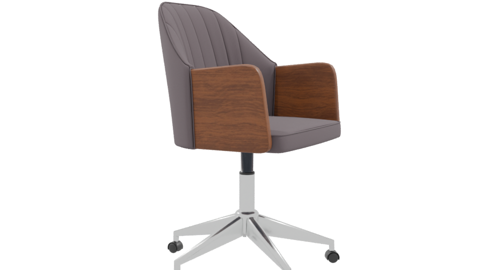 Stylish Modern Office Chair 3D - Professional 3D Model Render 9
