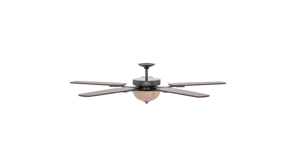 Elegant Ceiling Fan 3D Model - Professional 3D Model Render 11
