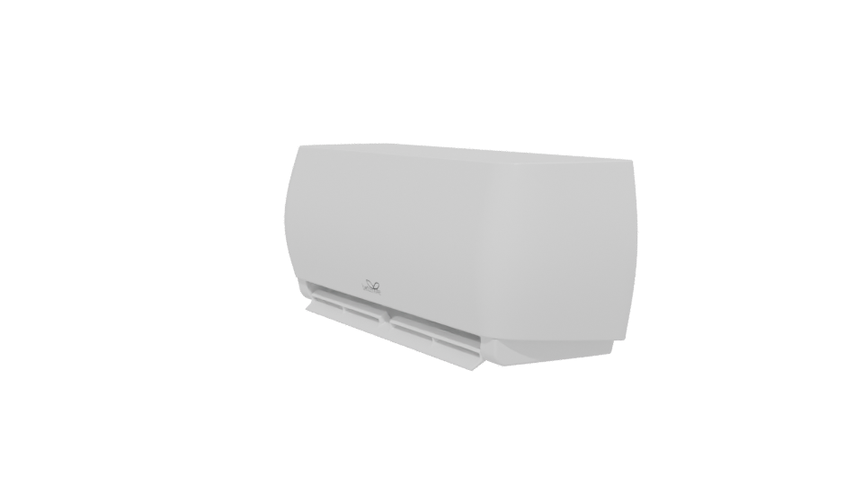 Sleek Modern Air Conditioning Unit - Professional 3D Model Render 13