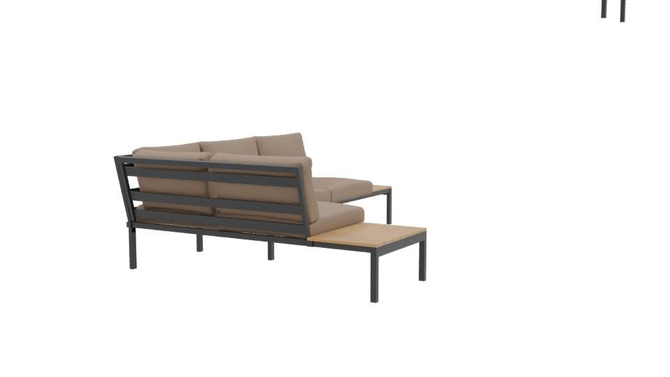 Modern Outdoor Sofa Set 3D - Professional 3D Model Render 9