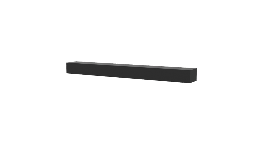 Sleek Minimalist Display Shelf 3D - Professional 3D Model Render 6