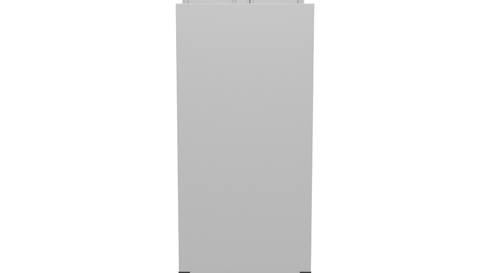 Side By Side Midea Refrigerator 3D - Professional 3D Model Render 5