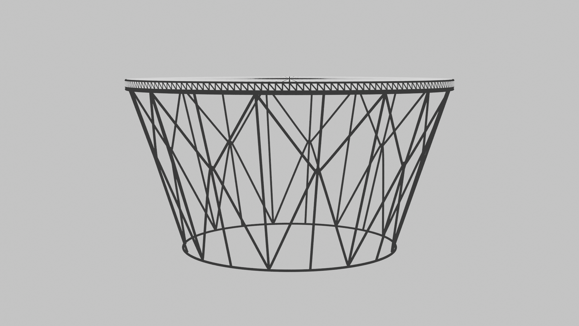 Stylish Round Coffee Table 3D - Professional 3D Model Render 13