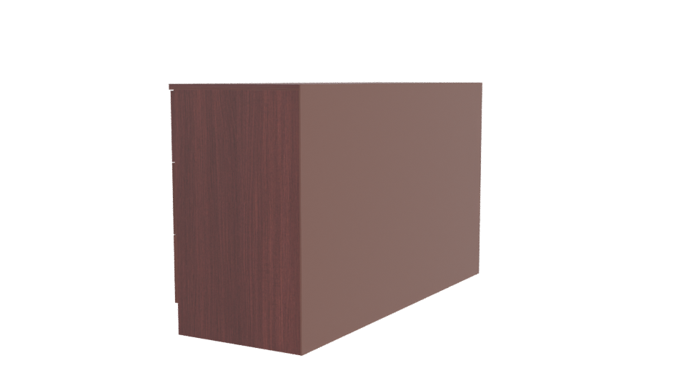 Altair Wenge Modern Dresser 3D - Professional 3D Model Render 3