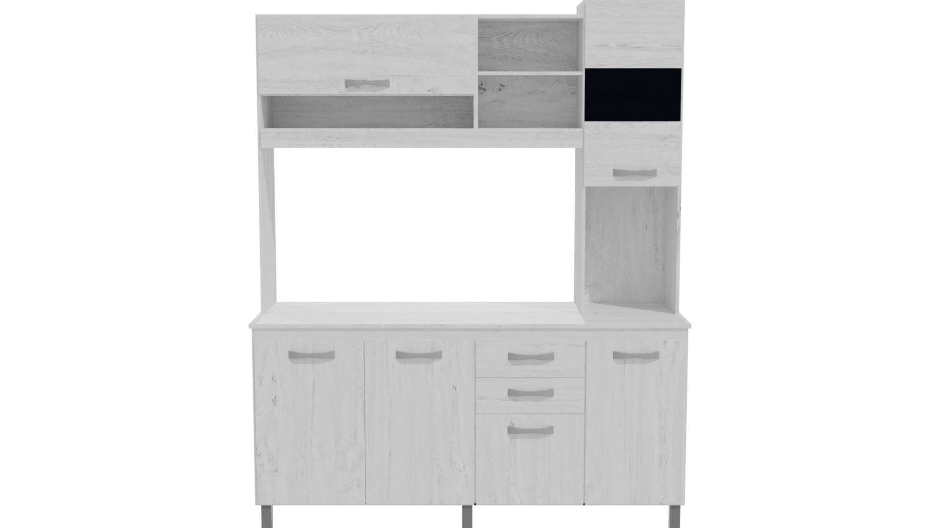 Stylish Kitchen Storage Unit 3D - Professional 3D Model Render 26