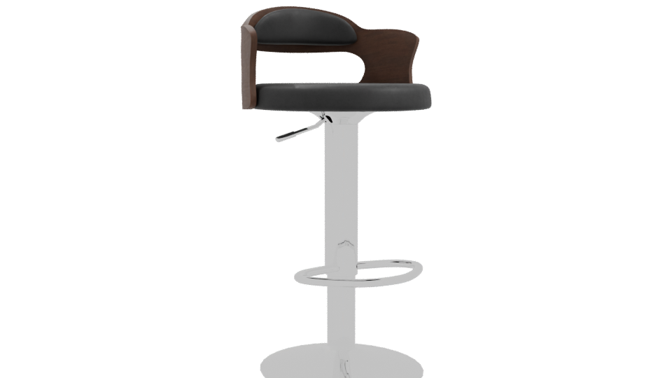 Stylish Adjustable Bar Stool 3D - Professional 3D Model Render 10
