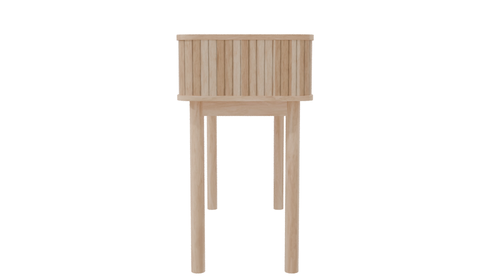 Stylish Wooden Desk Model 3D - Professional 3D Model Render 8
