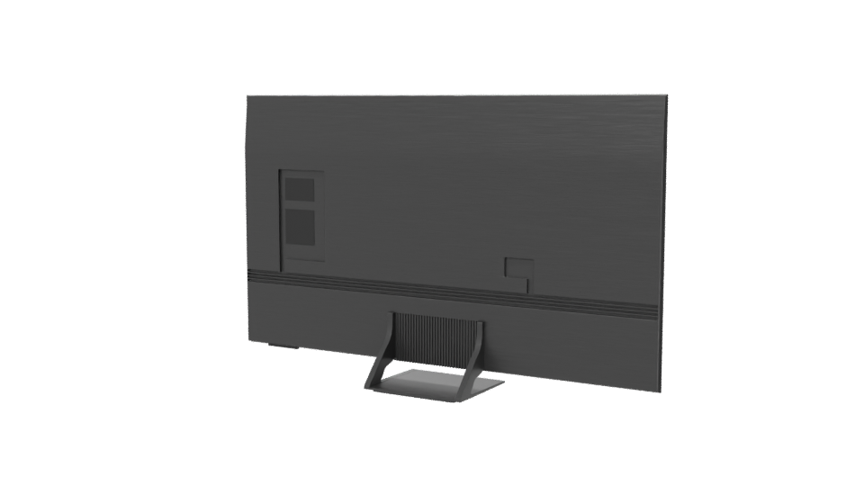Sleek Modern Flat Screen Television 3D Model - Professional 3D Model Render 6