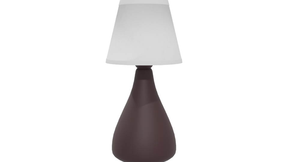 Stylish Modern Table Lamp 3D - Professional 3D Model Render 5