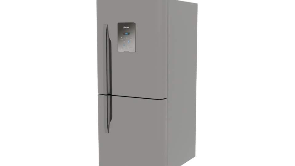 Sleek Modern Refrigerator Model - Professional 3D Model Render 12
