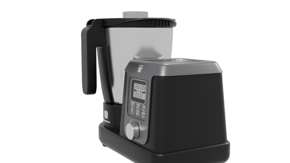 MagChef Black Kitchen Robot 3D - Professional 3D Model Render 13