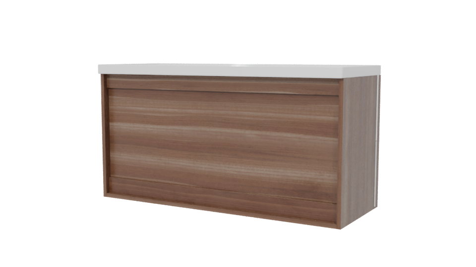 Modern Double Sink Vanity 3D Model - Professional 3D Model Render 6