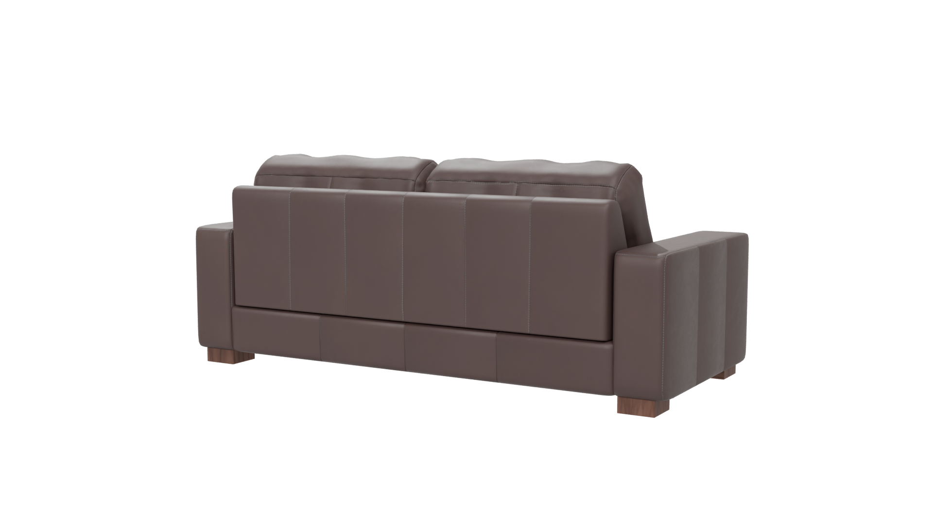 Stylish Brown Sofa 3D Model - Professional 3D Model Render 6