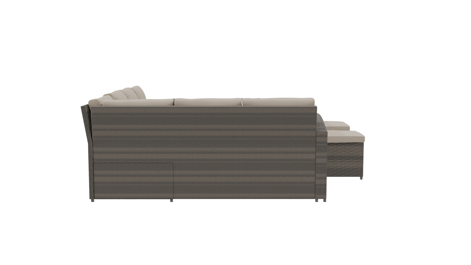 Outdoor Dining Set Padang 3D - Professional 3D Model Render 8