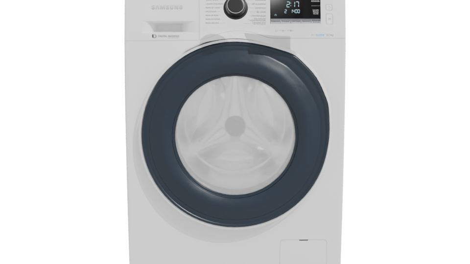 High-Efficiency Washing Machine Model - Professional 3D Model Render 11