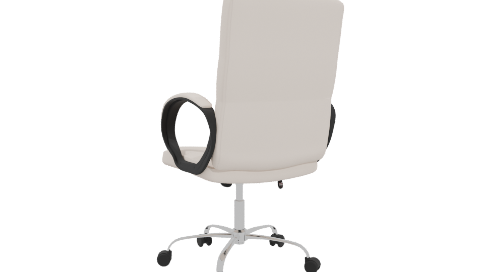Elegant Modern Office Chair 3D - Professional 3D Model Render 4
