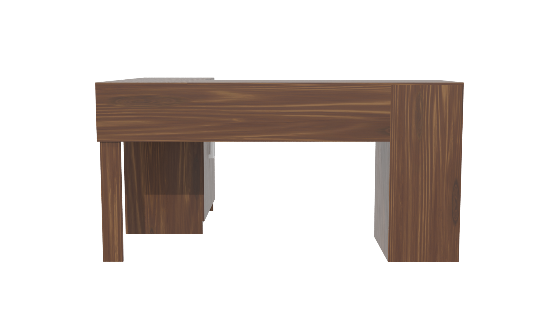Stylish Office Desk 3D Model - Professional 3D Model Render 5