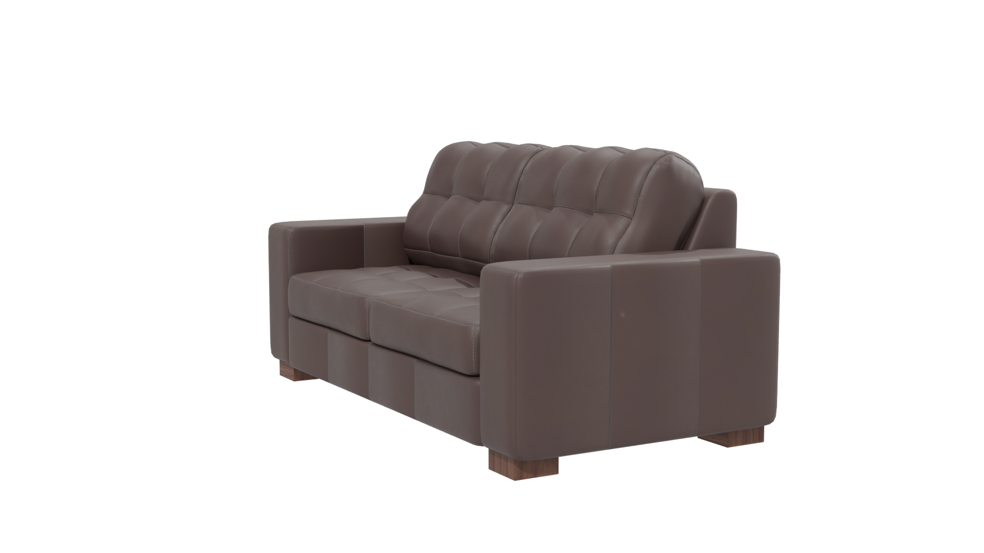 Stylish Brown Sofa 3D Model - Professional 3D Model Render 13